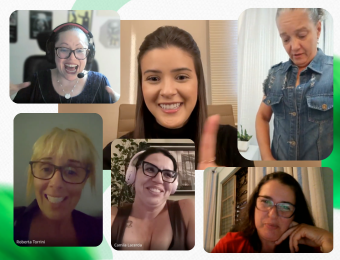 Mujeres en videollamada
