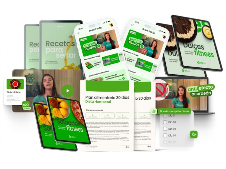 Mockups de todo lo que vas a recibir